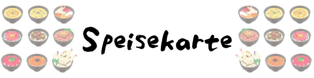 Speisekarte